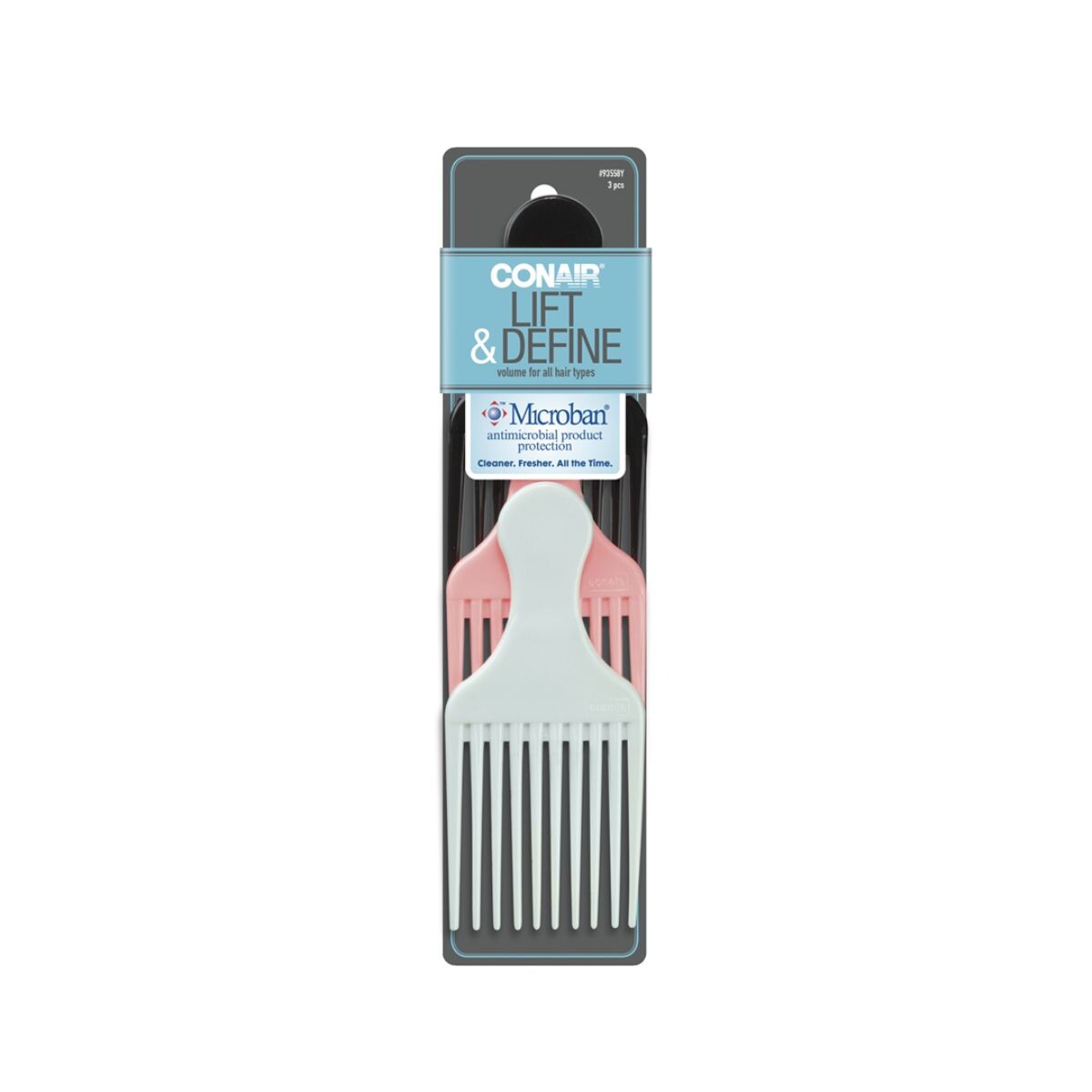 CONAIR JUEGO DE 3 PEINES PARA DESENREDAR 