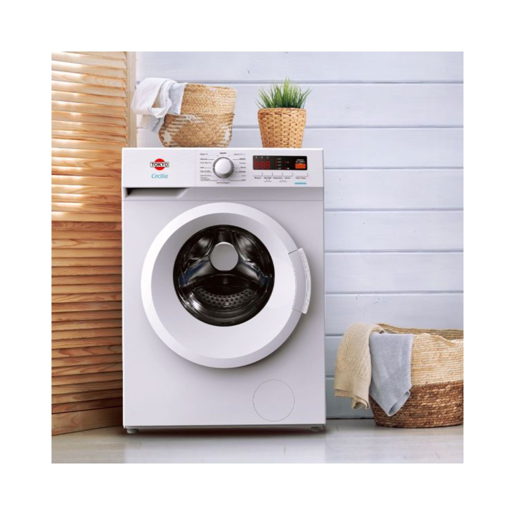 Lavarropas Tokyo Cecilia Inverter 8KG Clean+ Automático — Bristol