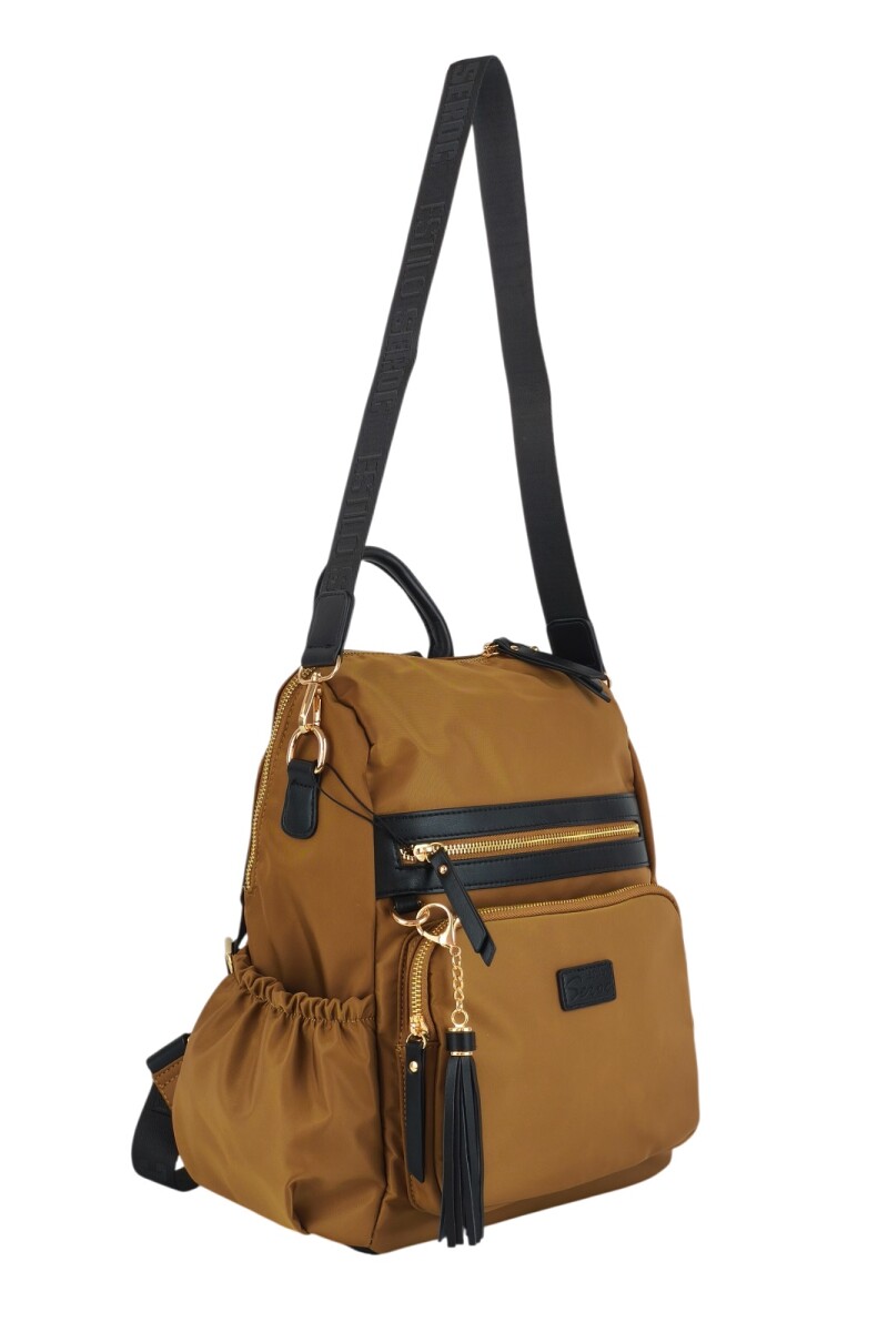 Mochila cartera Tostado