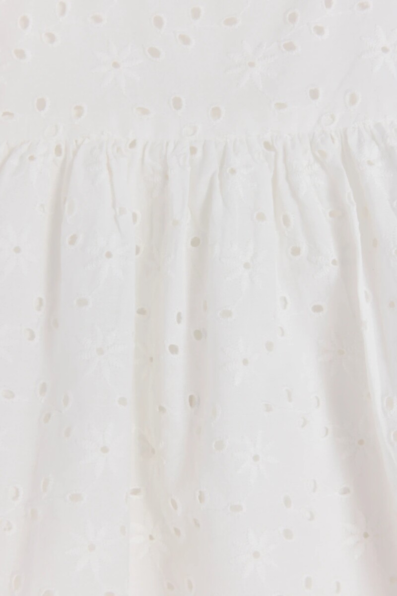 VESTIDO CHER BRODERIE Blanco