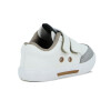 Molekinho Zapato Casual Infantil Napa Floter Rustico Neo Blanco-gris