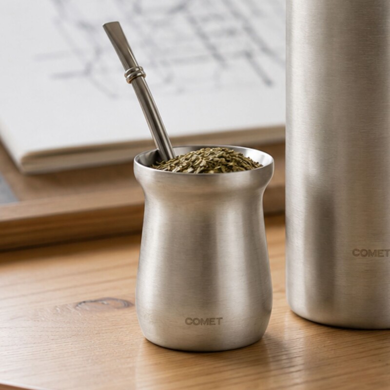 Mate Comet Amalfi 160 ml Acero Inoxidable Acero