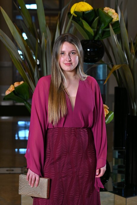 Vestido Olimpia Bordeaux