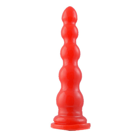 Dilatador Anal Inexpulsable XL Macizo Rojo