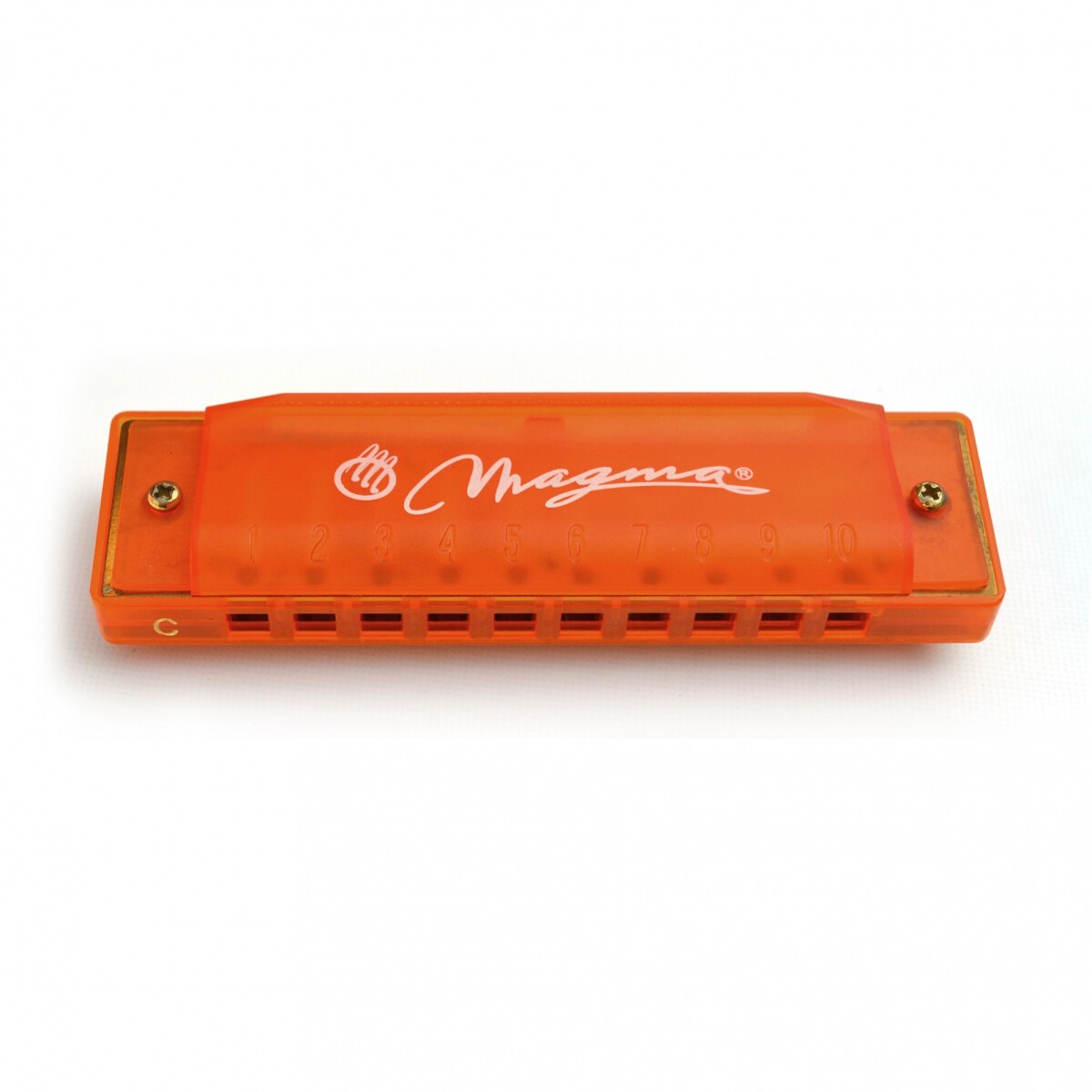 Armónica Magma Diatónica Tonalidad C Do Naranja H1006O 