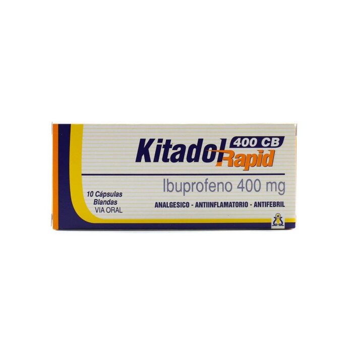 KITADOL RAPID 400 CJ X 10 CÁPS. BLANDAS única