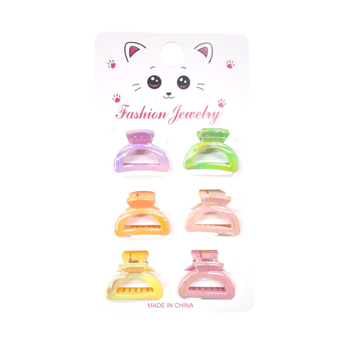 Broches pinzas de colores brillantes 6pcs - Broches Pinzas De Colores Brillantes 6pcs 