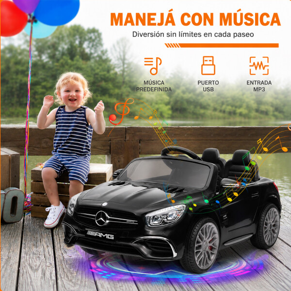 Auto Eléctrico A Batería Para Niños Mercedes Amg Con Control AUTO ELECTRICO MERCEDES BENZ AMG SL500