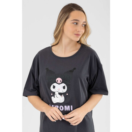 Kuromi dress Gris melange