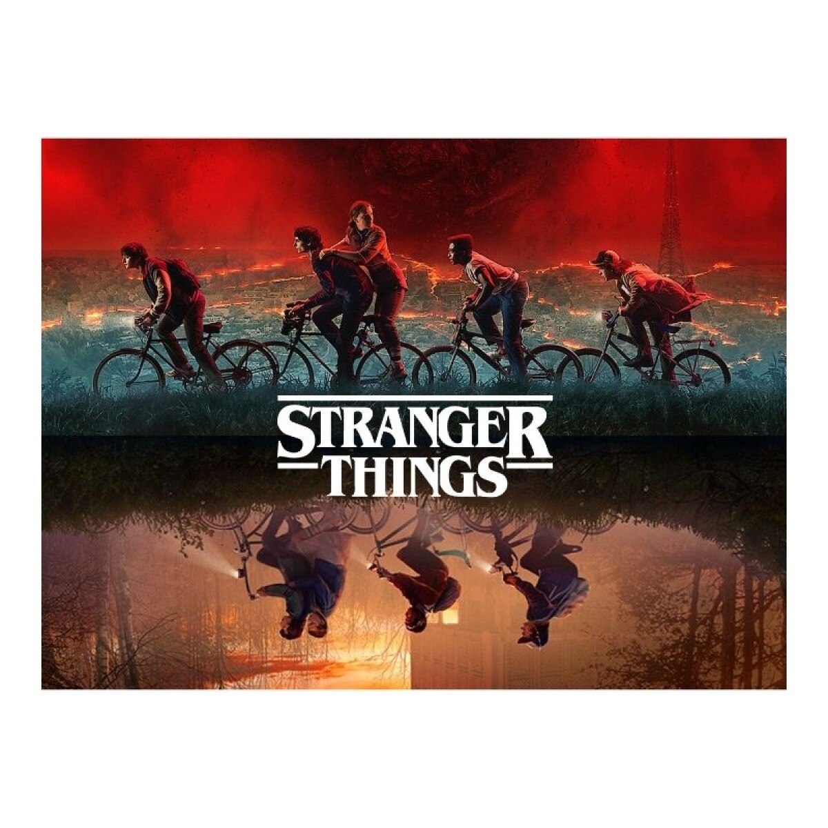 Lámina Stranger Things - Stranger Things Bici Rect. 