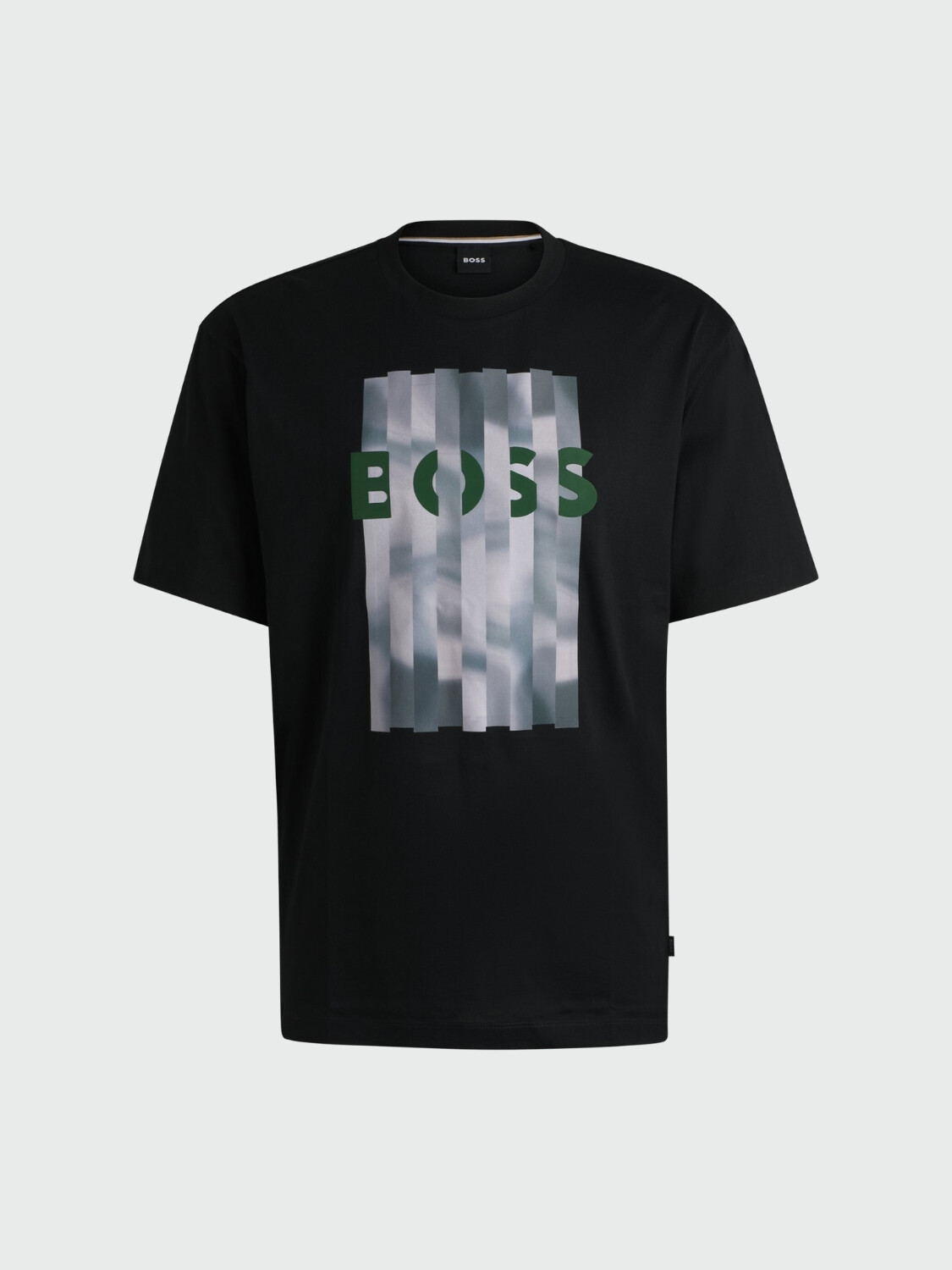 BOSS Camiseta de Algodón con Arte Estacional 001