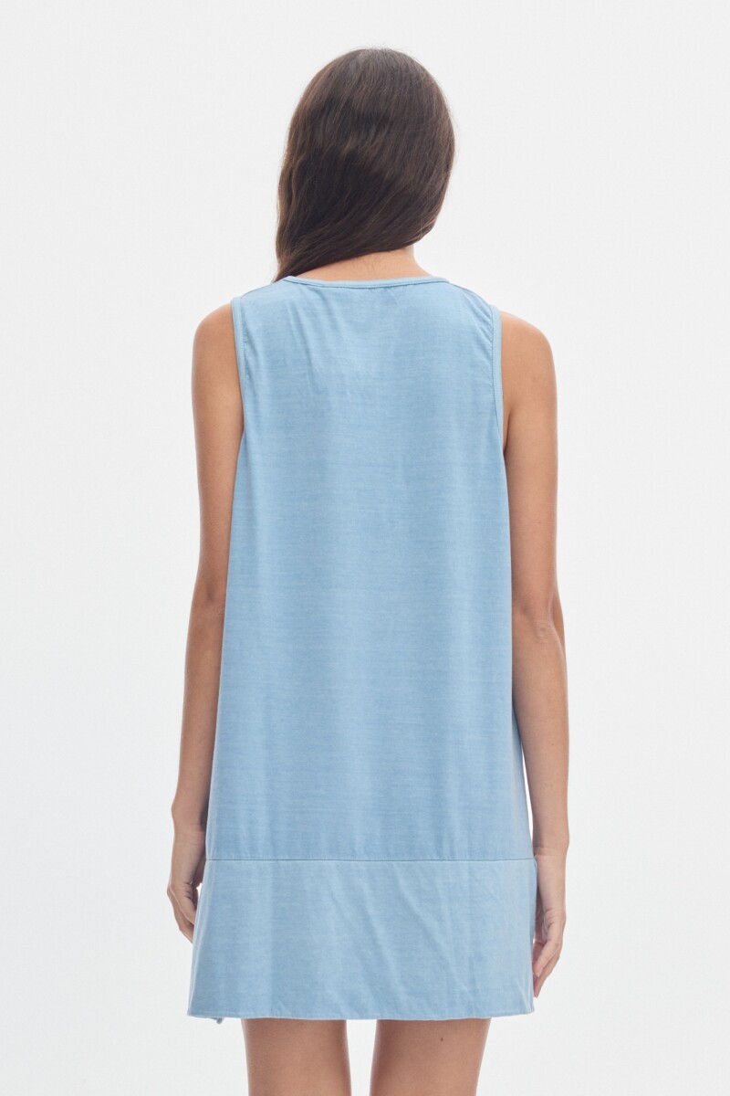 Muscu Playera Graphic Aqua