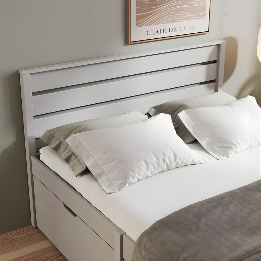 Respaldo 2 Plazas Madera maciza - Funcional Gris