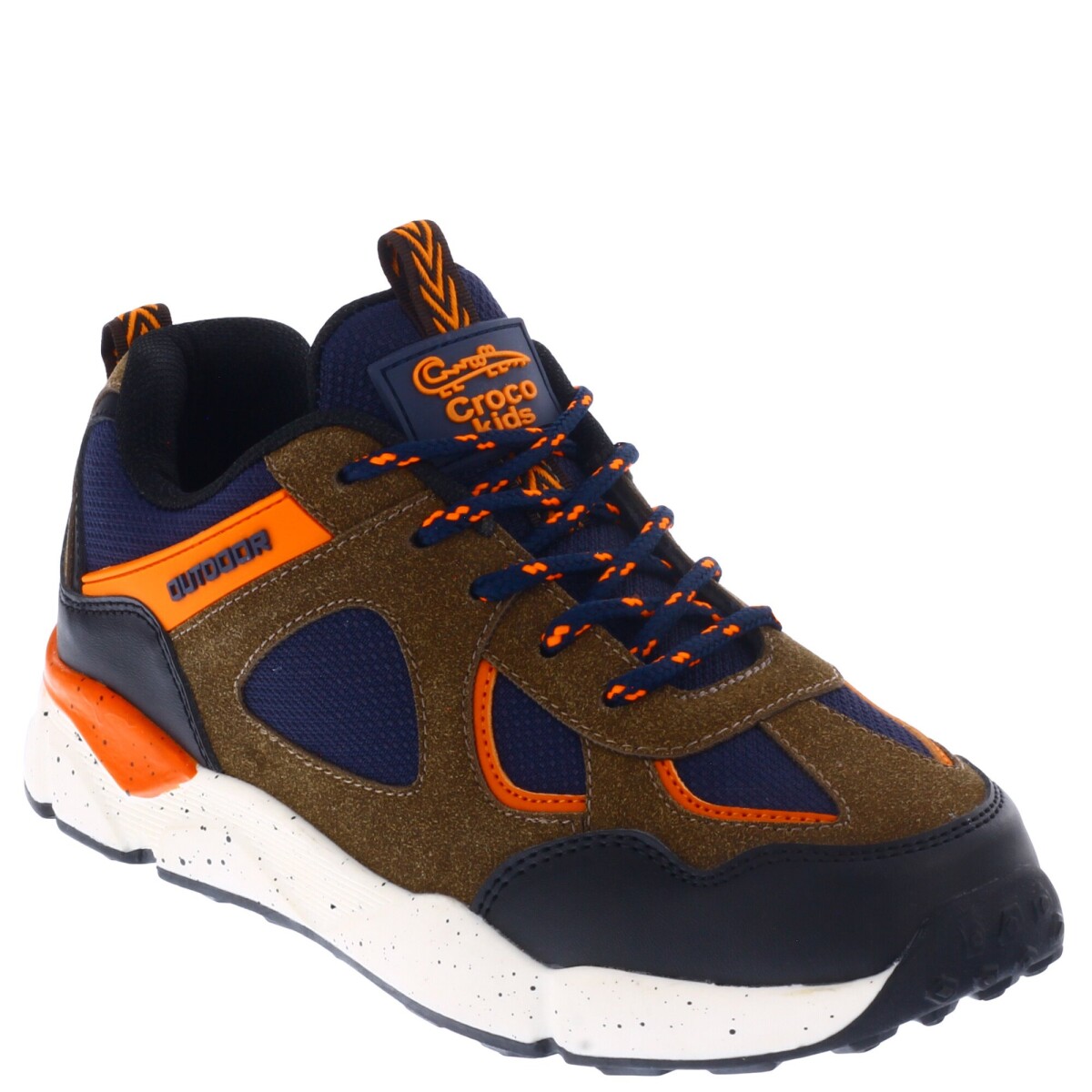 Championes de Niño Croco Kids HARY acordonado - Tan 