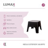 Mesa de exterior Skarpo Banqueta Plastico Sunset Negro