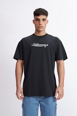 REMERA PUSHING NEGRO