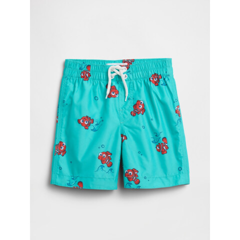 V-DIS SWIM TRUNK AQUA TROPIC