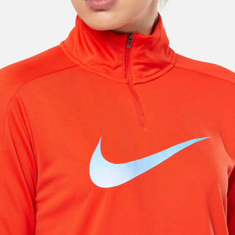 Remera Running Dama Swoosh Hbr HZ Picante Red/(Reflective Silv S/C