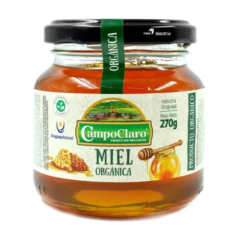 Miel orgánica 270gr Campo Claro Miel Organica Campo Claro