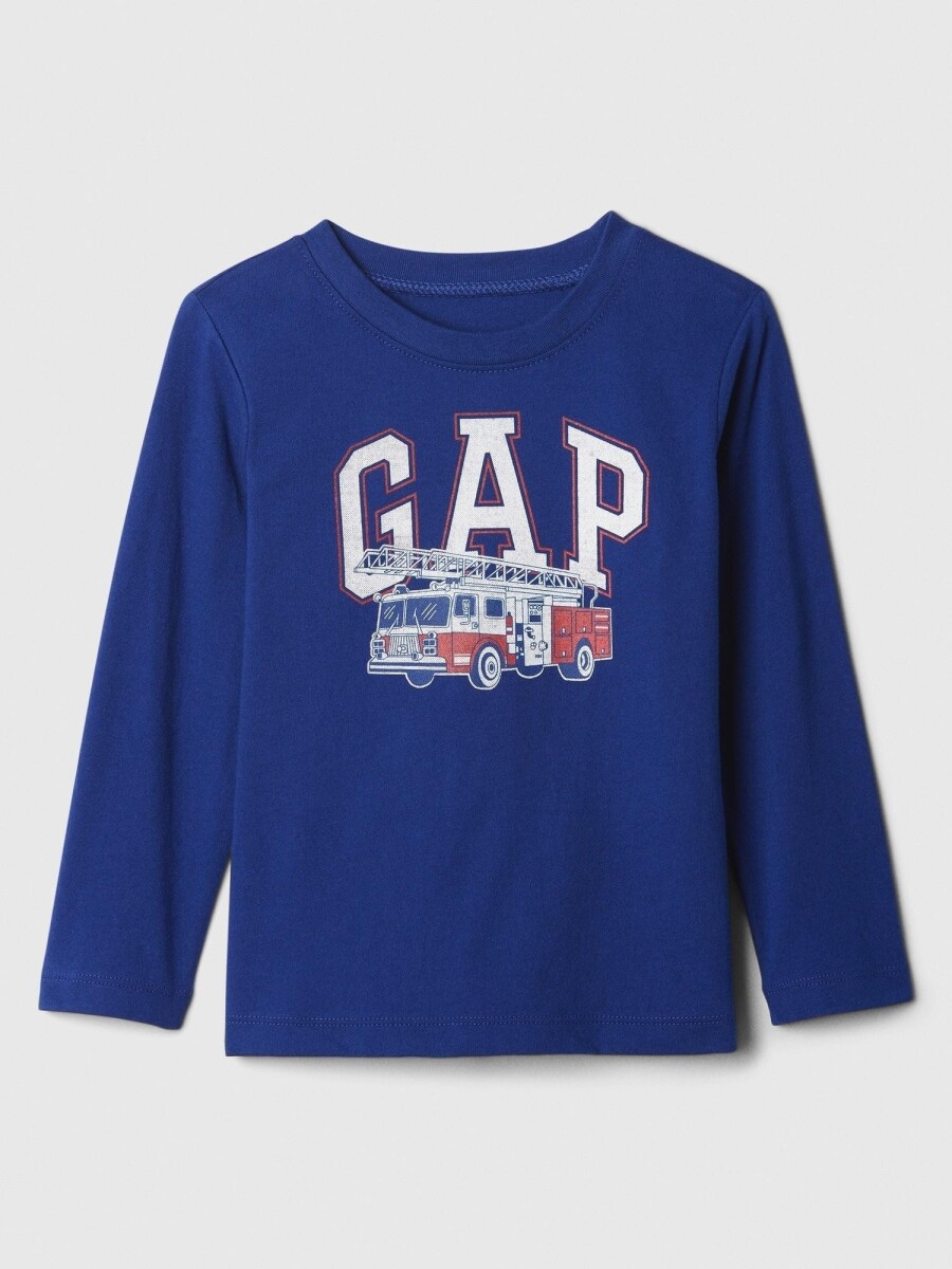 Remera Manga Larga Toddler Niño - Bellwether Blue 193943 