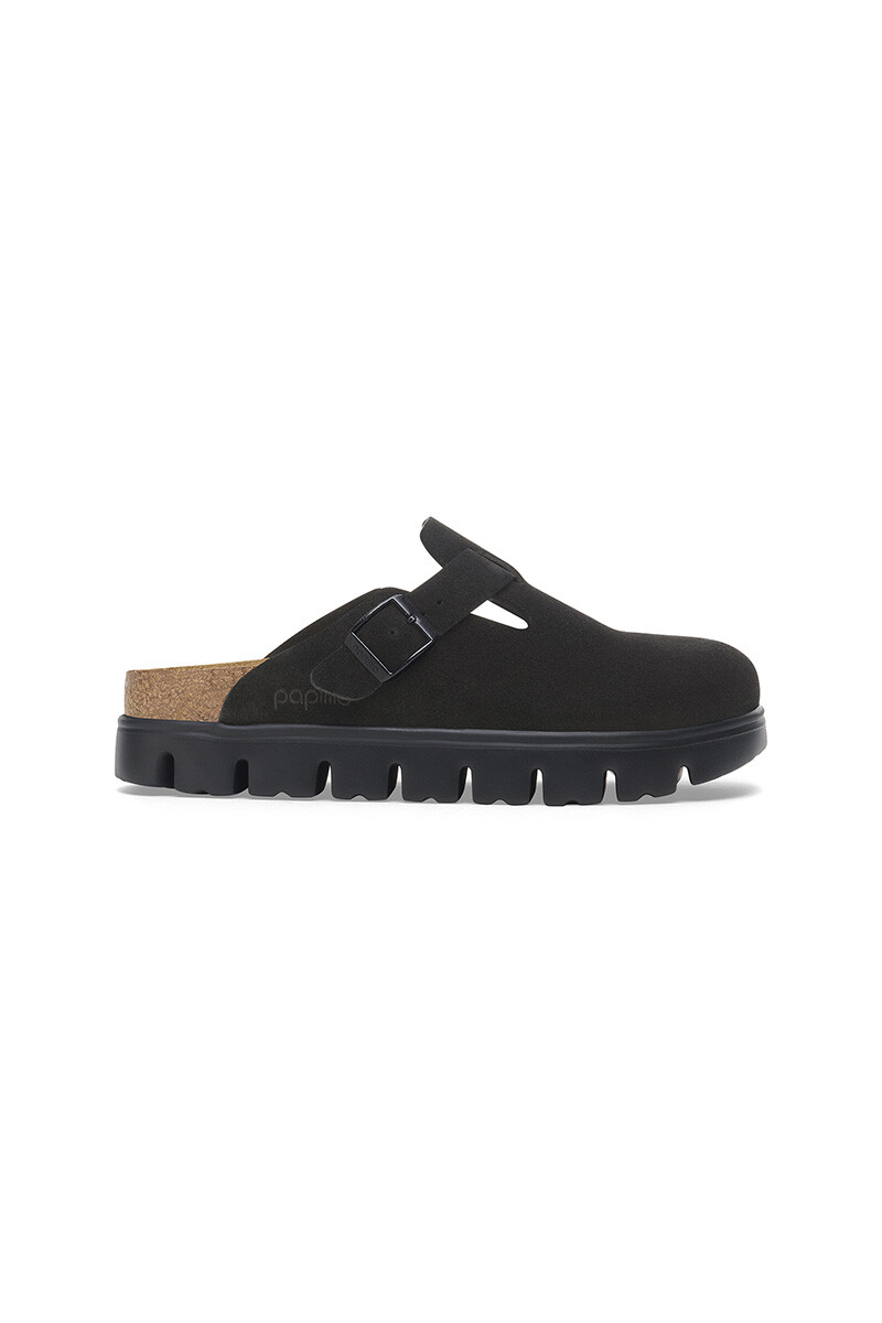 Zueco Boston Chunky Leve - Estrecho Black