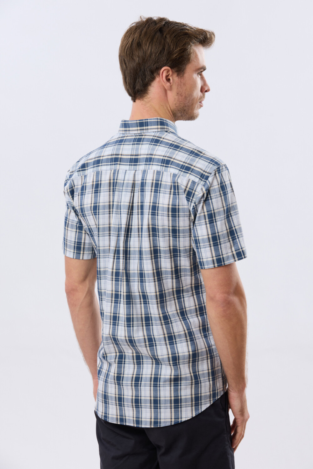 CAMISA CUADROS Marron