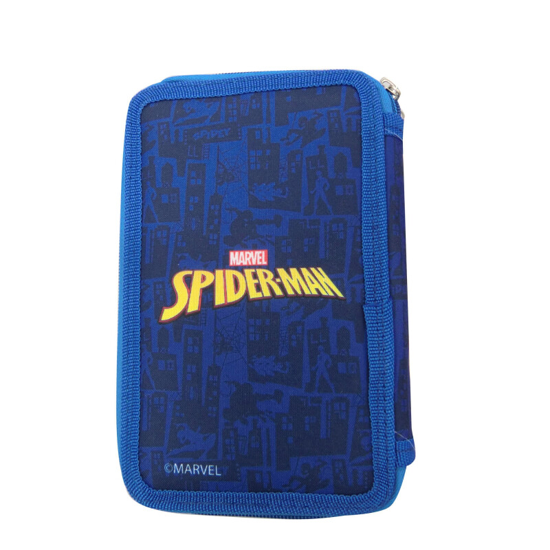 Cartuchera Marvel Spider Man Rojo - Azul