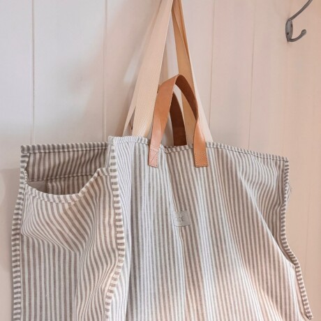 Bolso De Playa Grande Cerdeña Beige