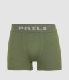 Boxer con pretina ancha Verde lago