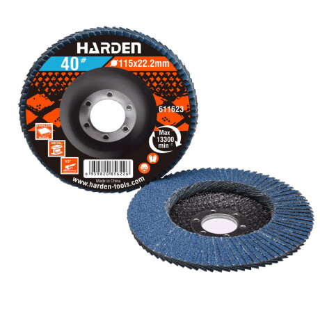 DISCO FLAP 41/2 G 40 HARDEN ++ Sin color