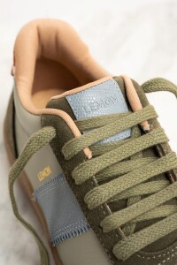 Zapatilla Cuero Combinada Safari