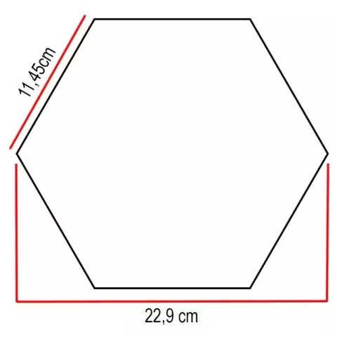 Cerámica para pared Hexagonal Cemento Satinado Cerámica Para Pared Hexagonal Cemento Satinado