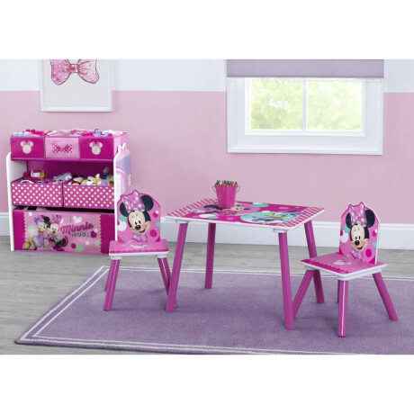 Set juego de mesa y organizador Wisly Miniie Mouse