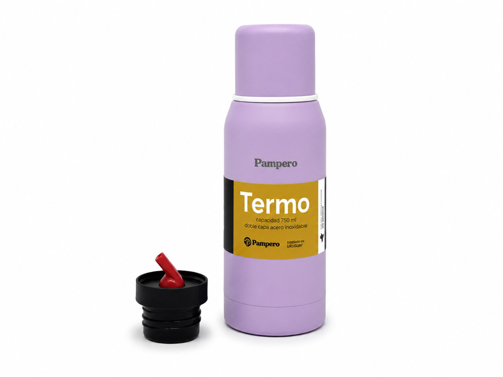 TERMO ACERO DOBLE CAPA 750ML - Lila 
