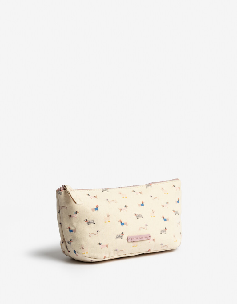 Porta Cosméticos Portacosméticos De Material Reciclado - Estampado Animal Print