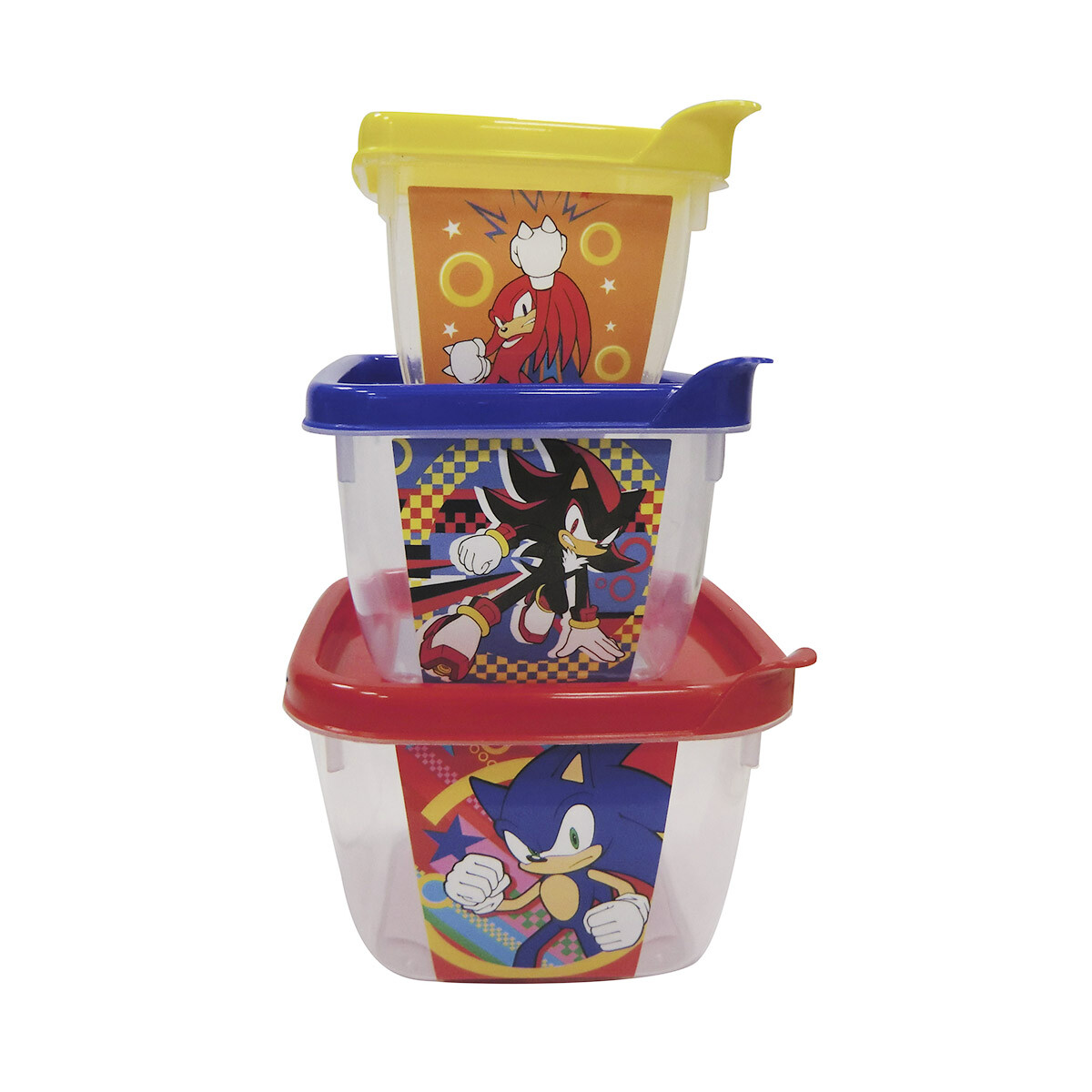 Pack x 3 Recipientes Sonic - MULTICOLOR 