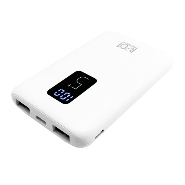 Cargador Portatil Power Bank Roca 5000 Mah Lcd 2.1A USB Cargador Portatil Power Bank Roca 5000 Mah Lcd 2.1A USB