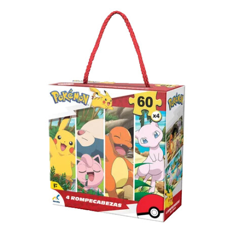 Puzzle Pokemon 4 en 1 Puzzle Pokemon 4 en 1
