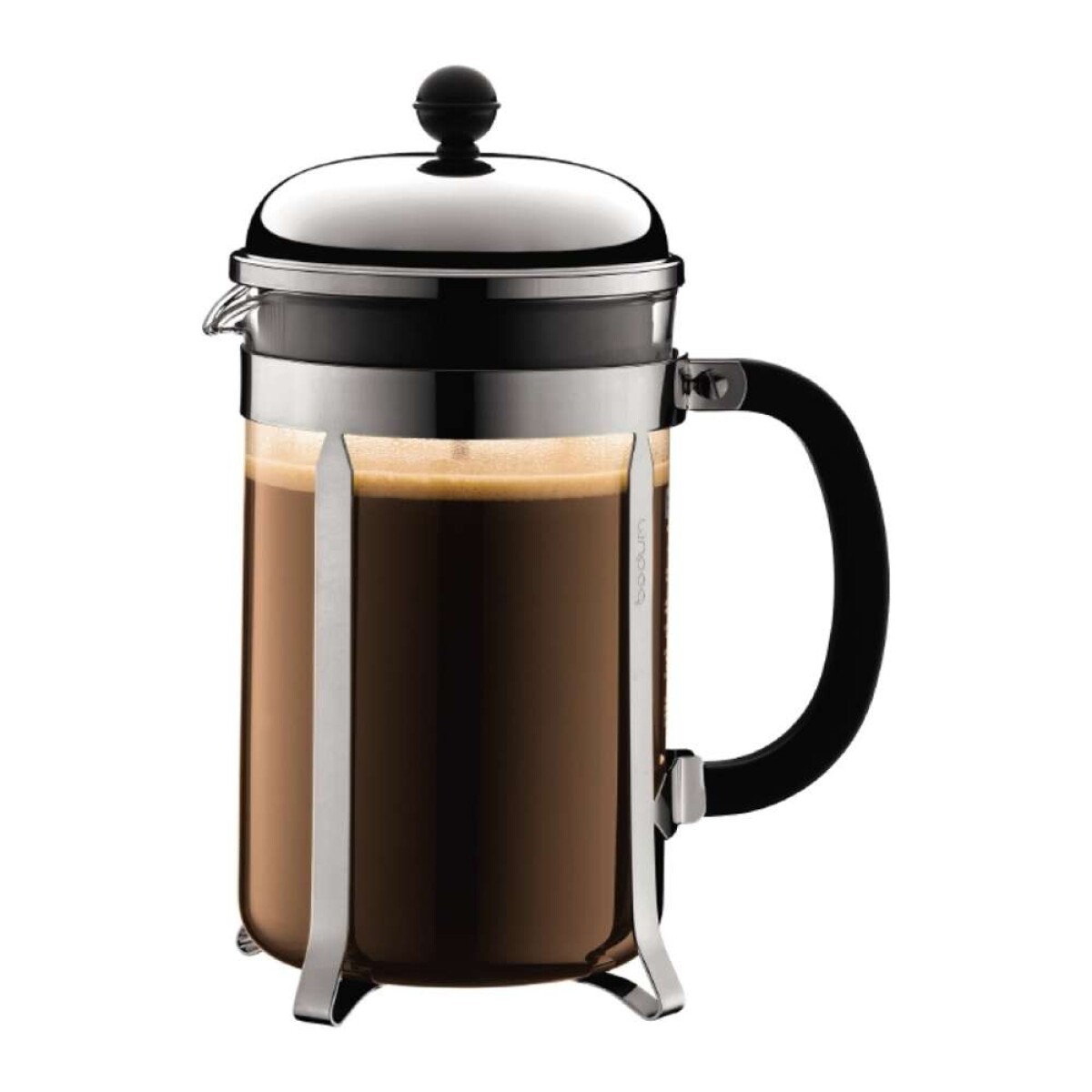 Cafetera 15Lt 12 Tazas Chambord Bodum - Acero/Negro 
