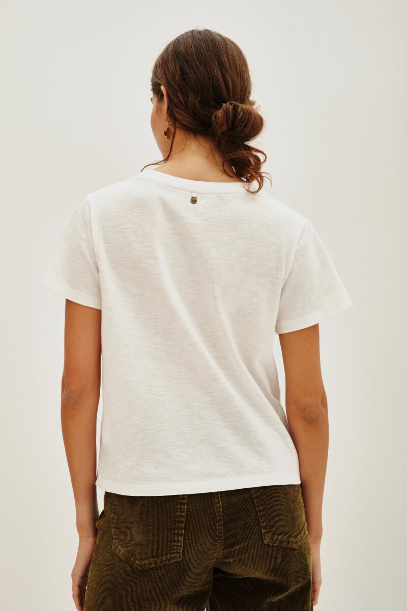 Remera Butterfly Rainbow Crudo