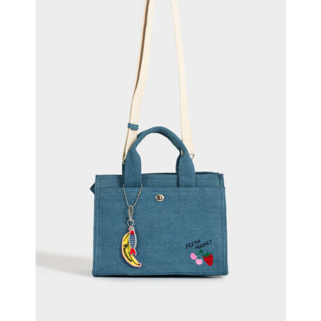Cartera Cartera City Canvas Playera Azul Celeste