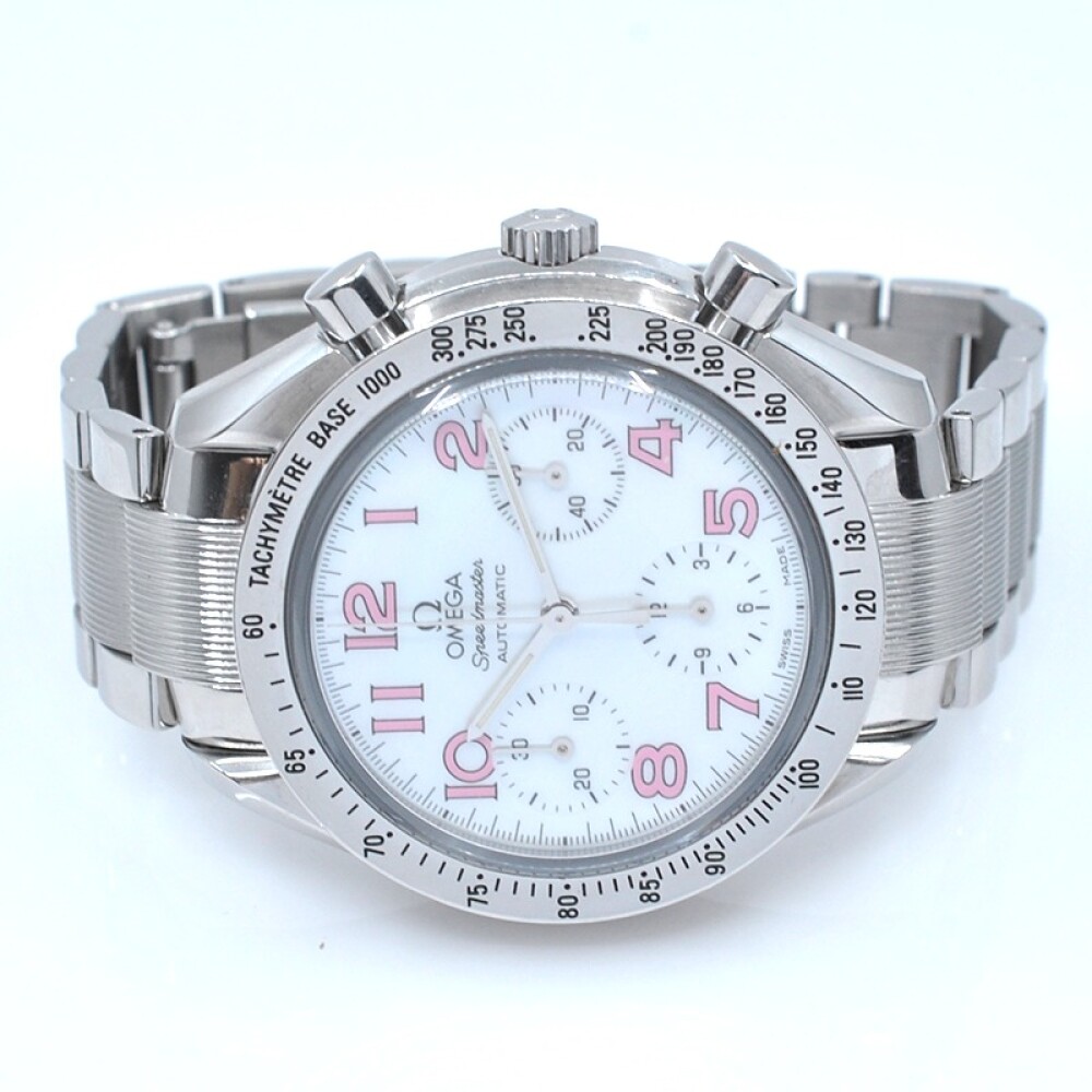 Omega Speedmaster 1750042 dial madre perla automático 39 mm, 2 mallas y estuche. Omega Speedmaster 1750042 dial madre perla automático 39 mm, 2 mallas y estuche.