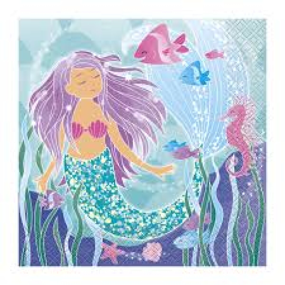 Servilleta Diseño Sirena x20 