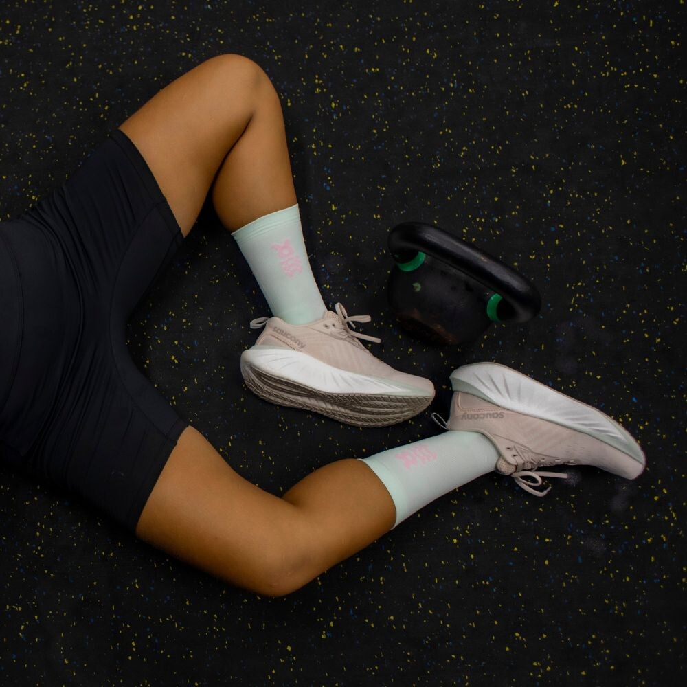 Medias Running Strong Unisex Aqua