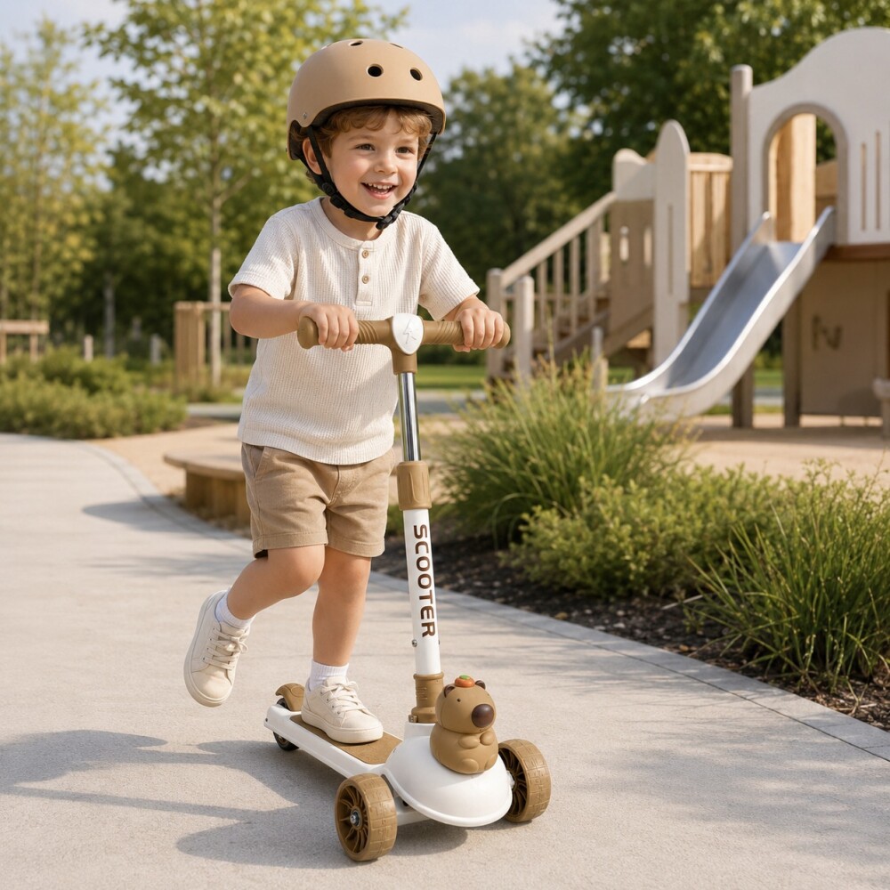 Monopatin infantil Capibara beige