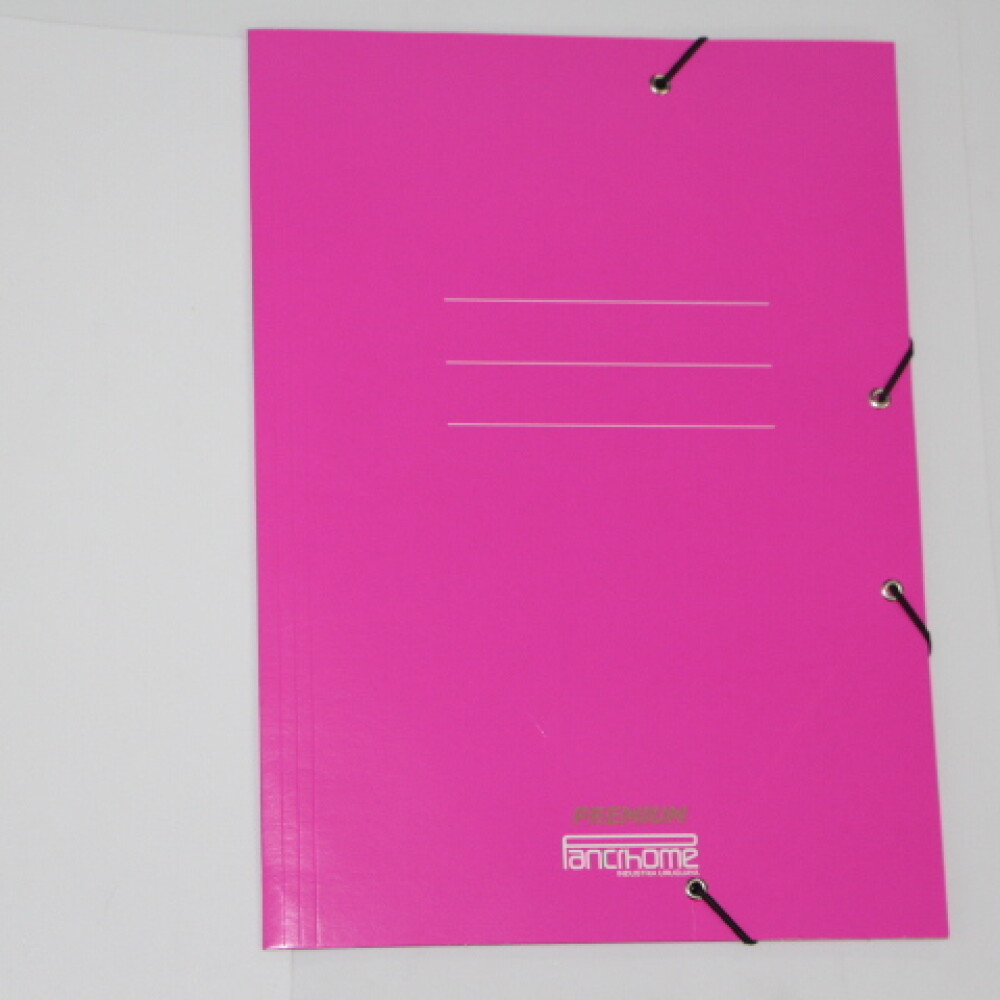 CARPETA CON ELASTICO PREMIUM 309 COLOR FUCSIA CARPETA CON ELASTICO PREMIUM 309 COLOR FUCSIA