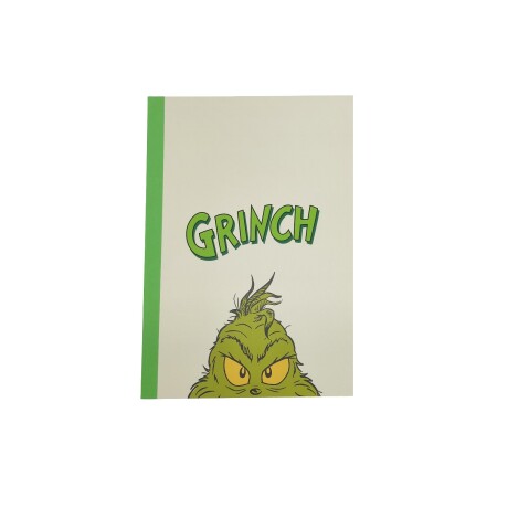 Cuaderno A5 Grinch blanco
