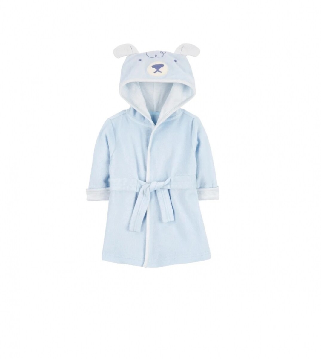 Bata toalla CARTERS - celeste 