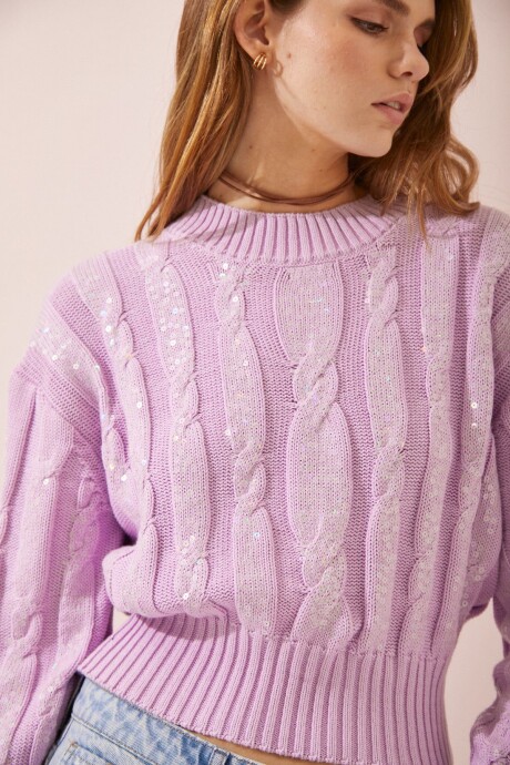 SWEATER CRAB LILA