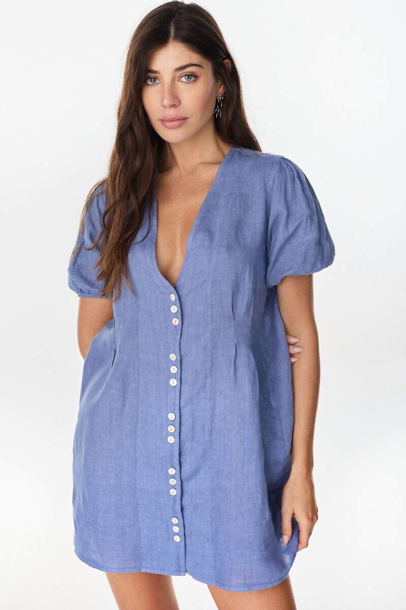 Vestido Poppy - Azul 
